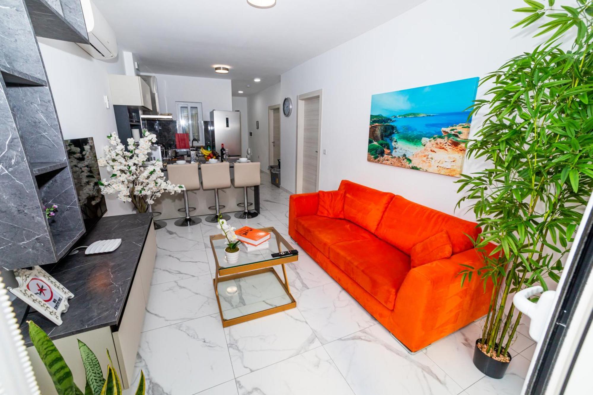 Sea Breeze, Spacious 2-Bedroom Lux Seaside Apartments San Pawl il-Baħar Extérieur photo