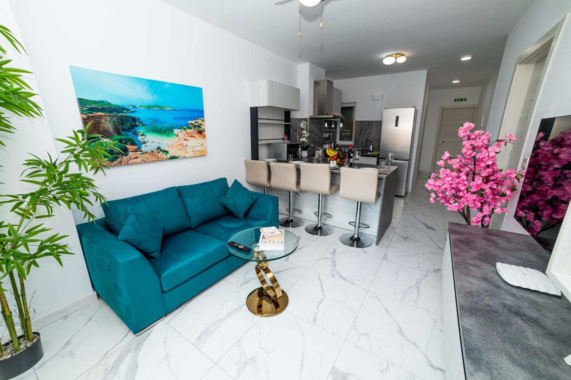 Sea Breeze, Spacious 2-Bedroom Lux Seaside Apartments San Pawl il-Baħar Extérieur photo