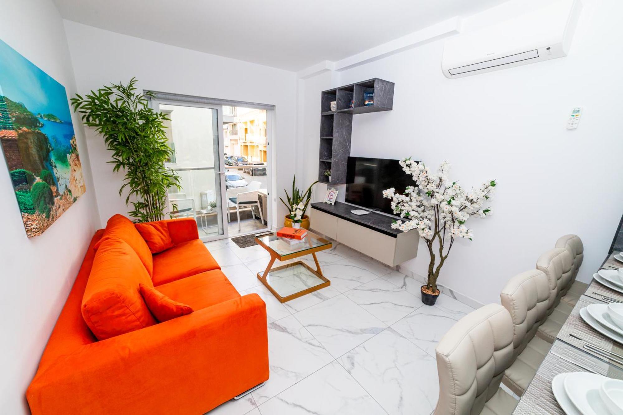 Sea Breeze, Spacious 2-Bedroom Lux Seaside Apartments San Pawl il-Baħar Extérieur photo