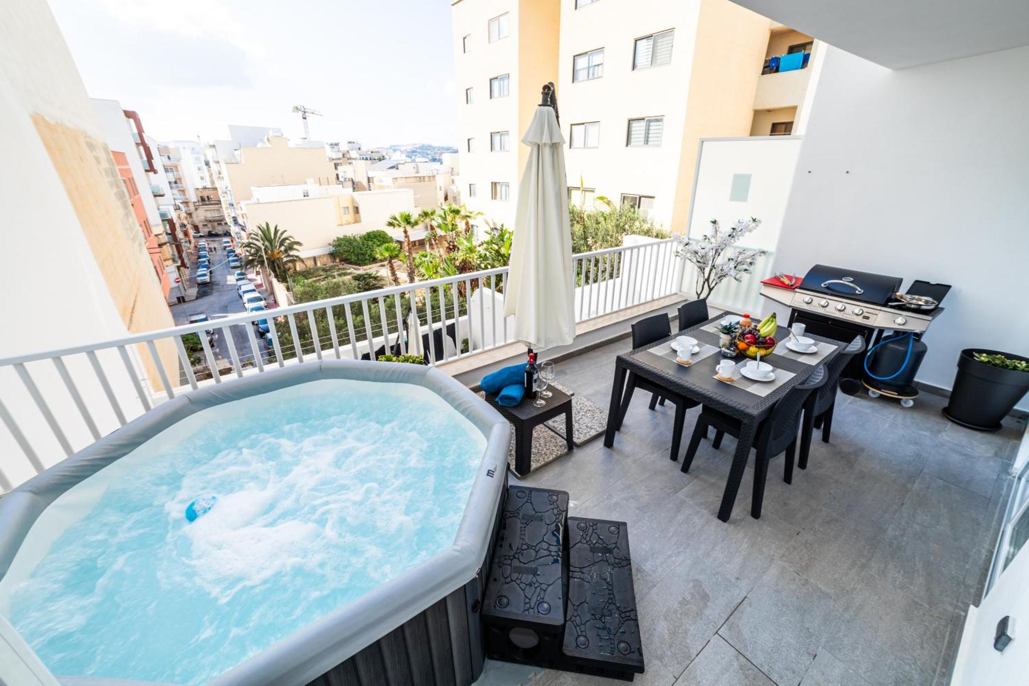 Sea Breeze, Spacious 2-Bedroom Lux Seaside Apartments San Pawl il-Baħar Extérieur photo